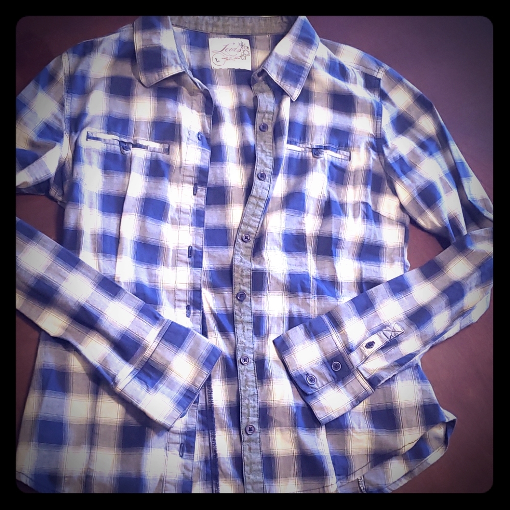 Levi's Blue shirt-015